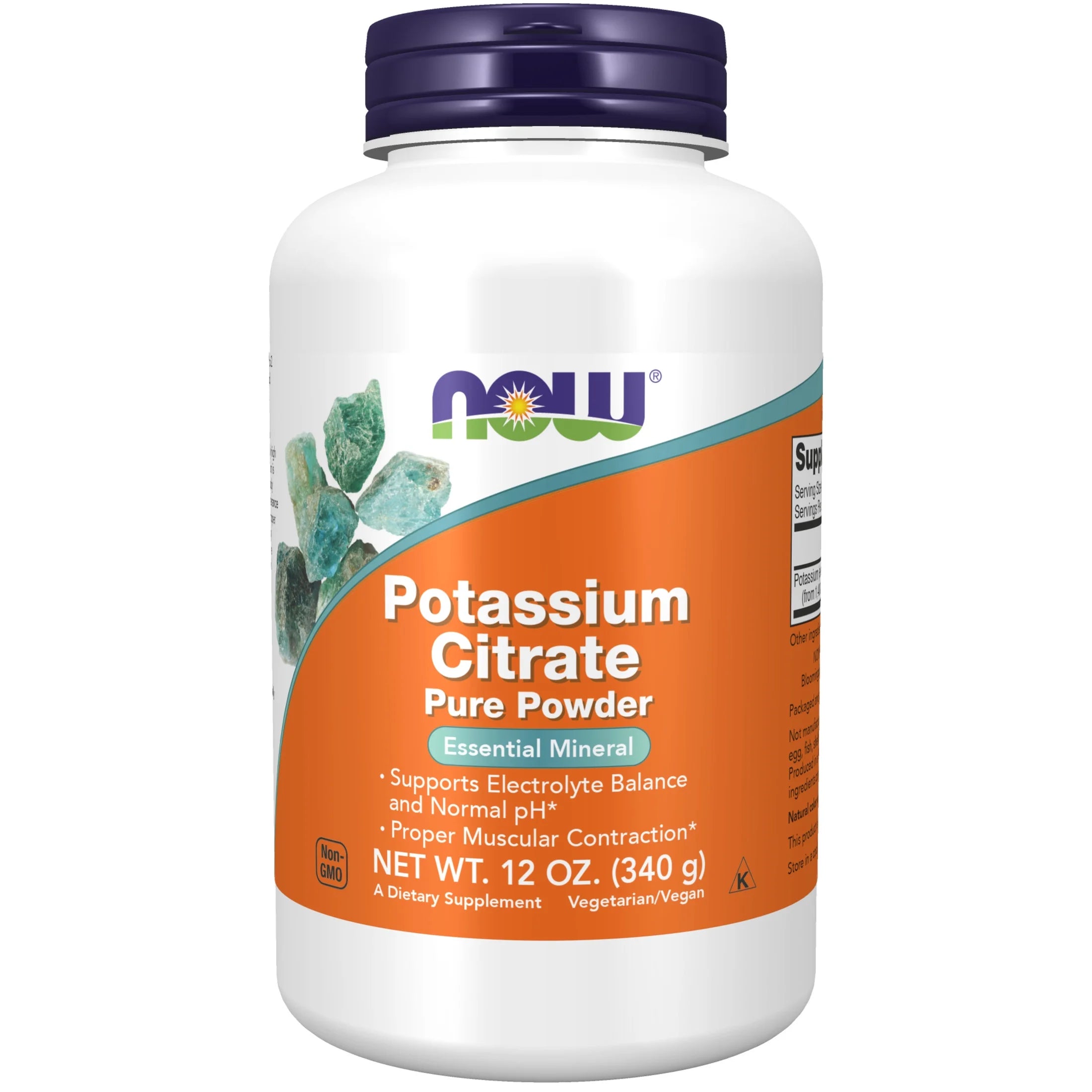 Supplements, Potassium Citrate Powder, Supports Electrolyte Balance*, 12-Ounce