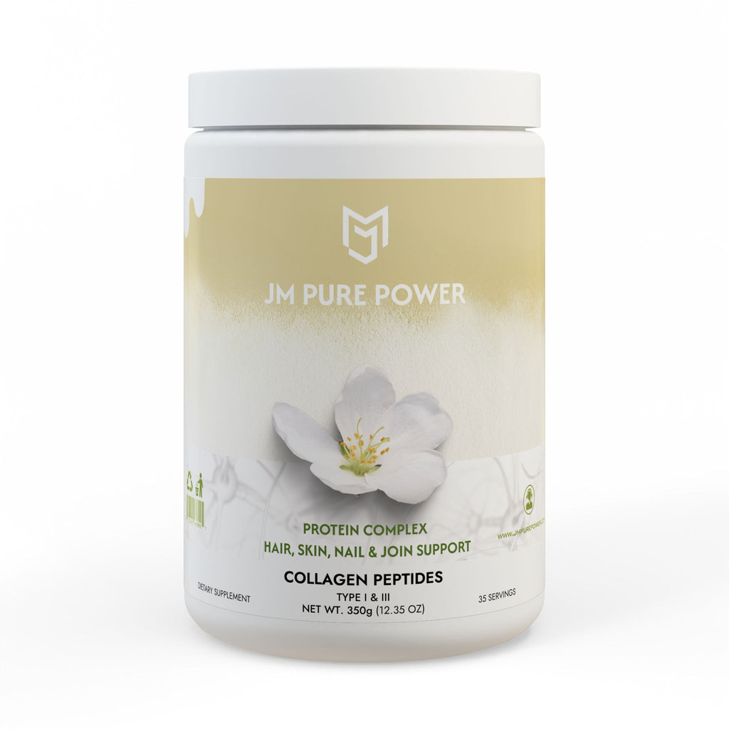 Collagen Peptides Powder Hair, Skin, Nail, and Joint Support Type I & III Supplements for Women and Men - 35 Servings