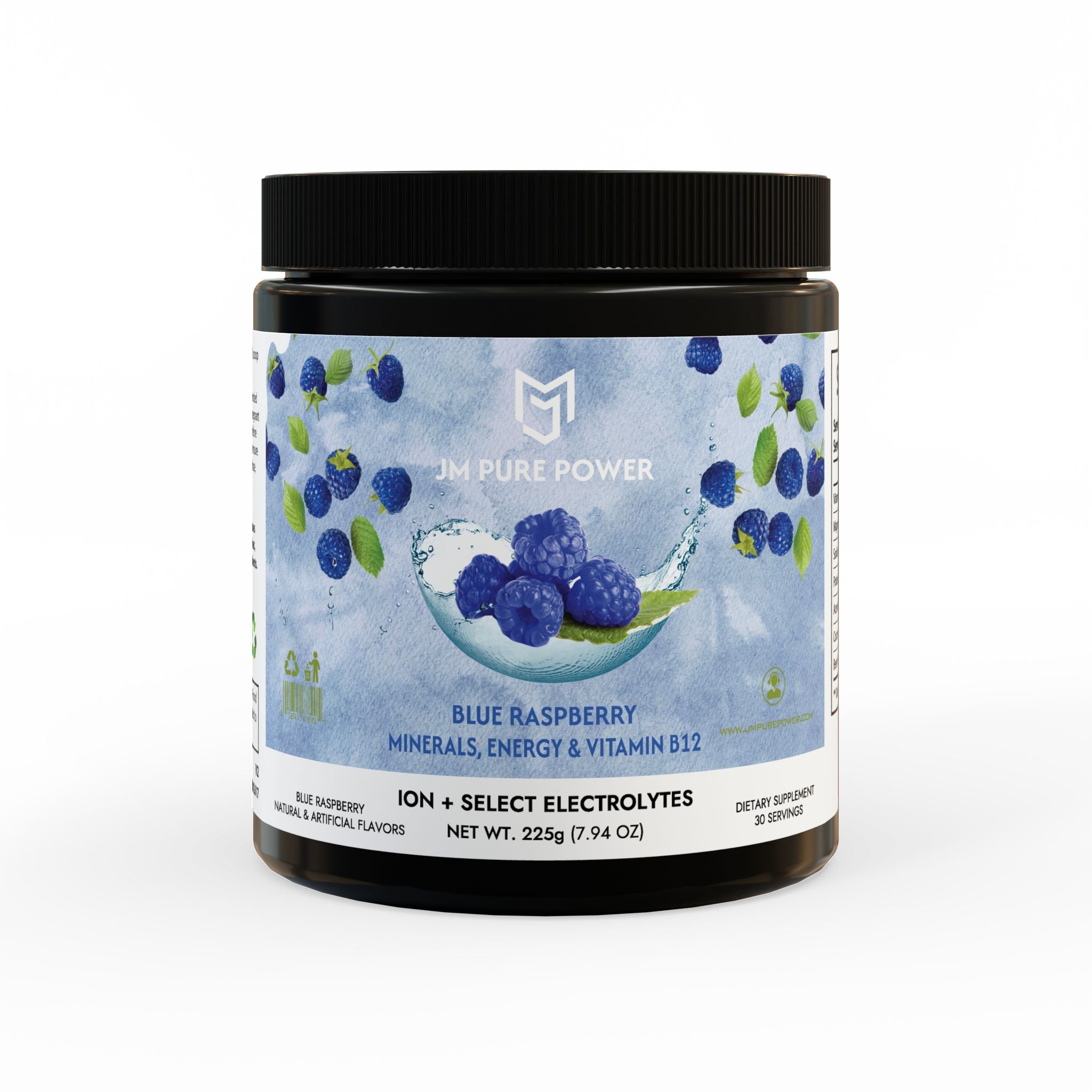 ION + Select Electrolyte Supplement - Blue Raspberry (225g, 7.9oz)