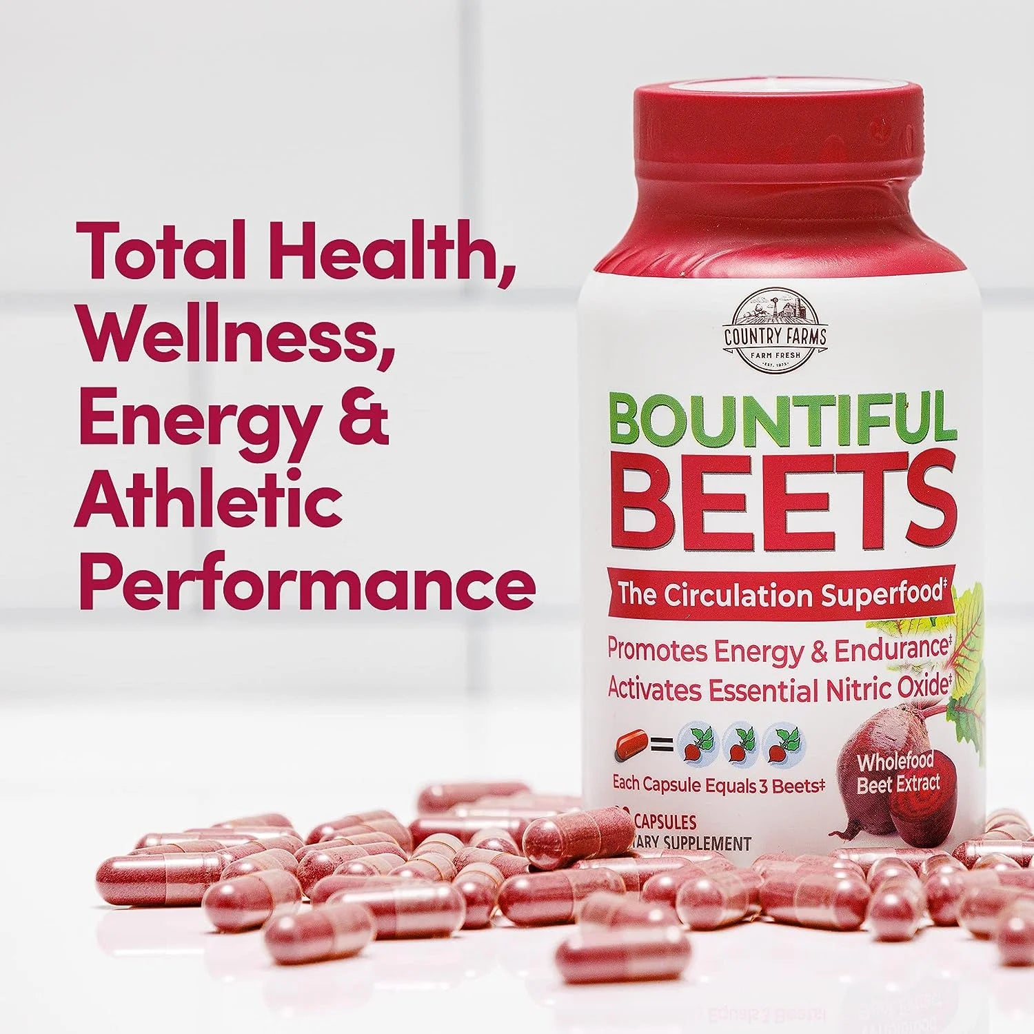 Bountiful Beets Capsules, 90 Ct
