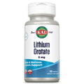 Lithium Orotate 5Mg | Low Serving of Chelated Lithium Orotate for Bioavailability & Mood Support | in Organic Rice Bran Extract Base | 120 Vegcaps