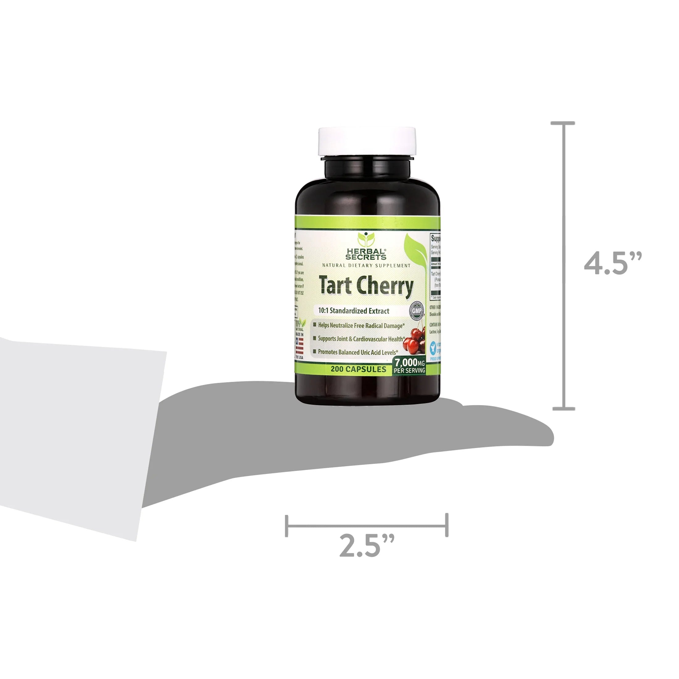 Tart Cherry 7000Mg per Serving 200 Capsules