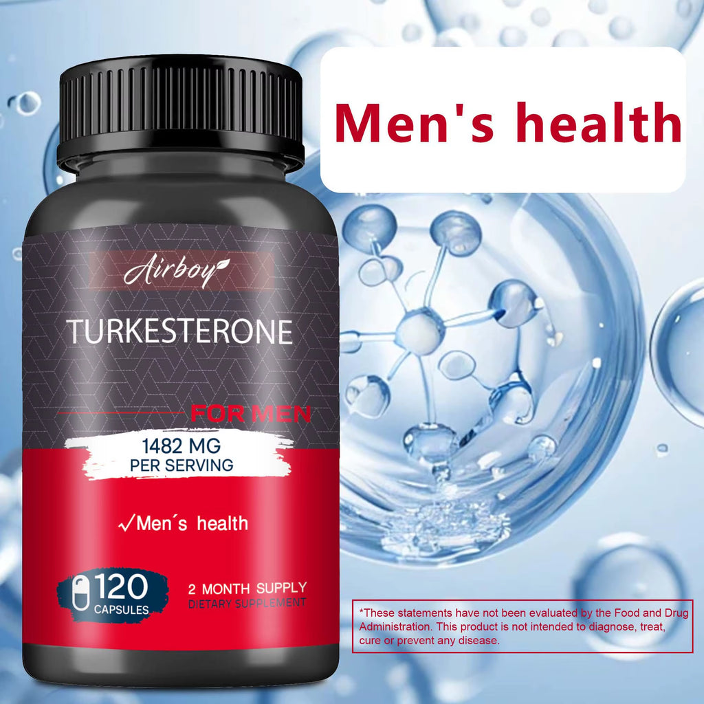 Turkeysterone Booster - Muscle Growth, Strength, Power, Endurance Training Supplements - 120 Capsules