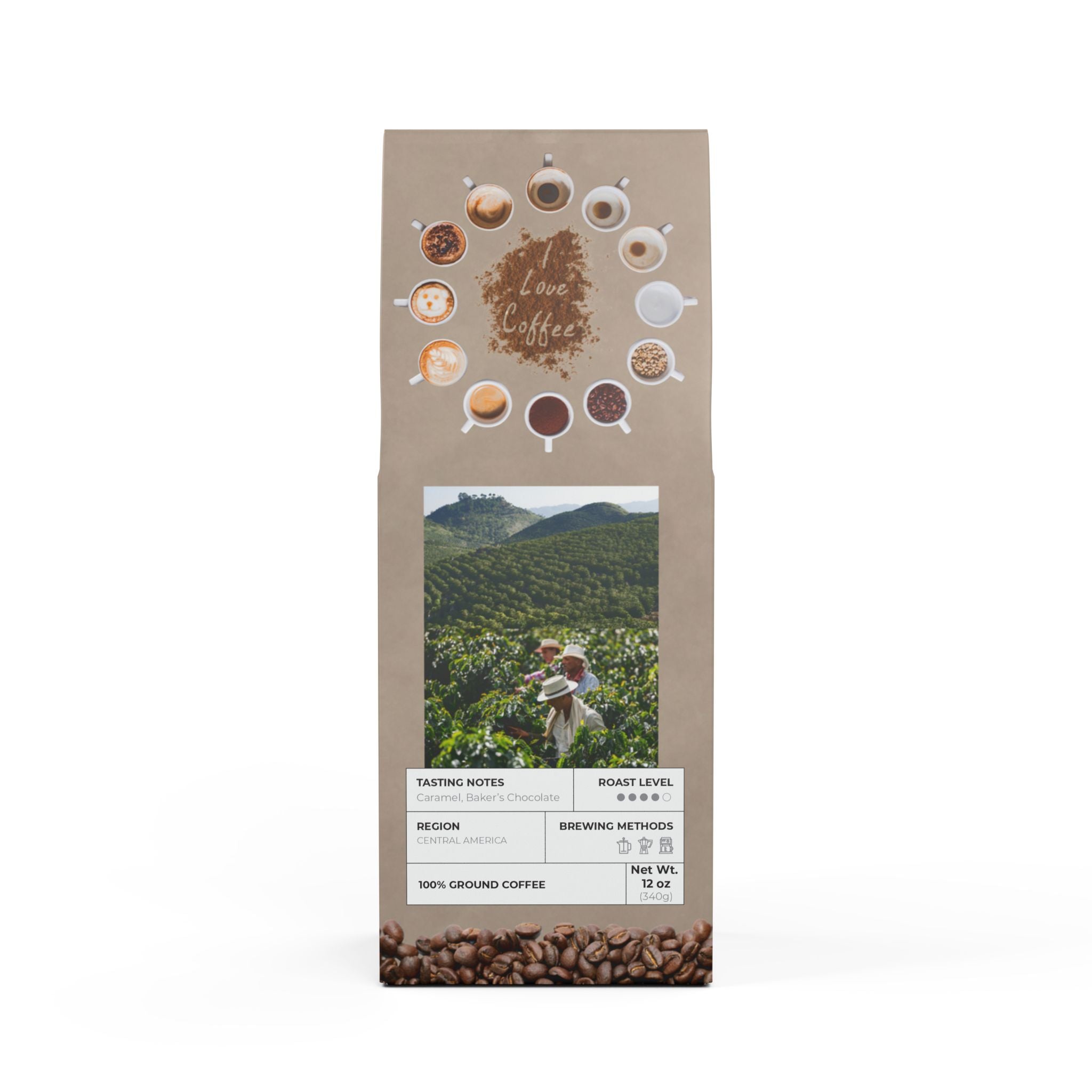 Smooth Valley Coffee Blend (Medium-Dark Roast)