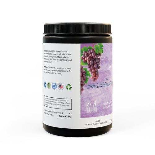 BCAA Supplement, Grape (325g, 11.46oz, 50 servings)