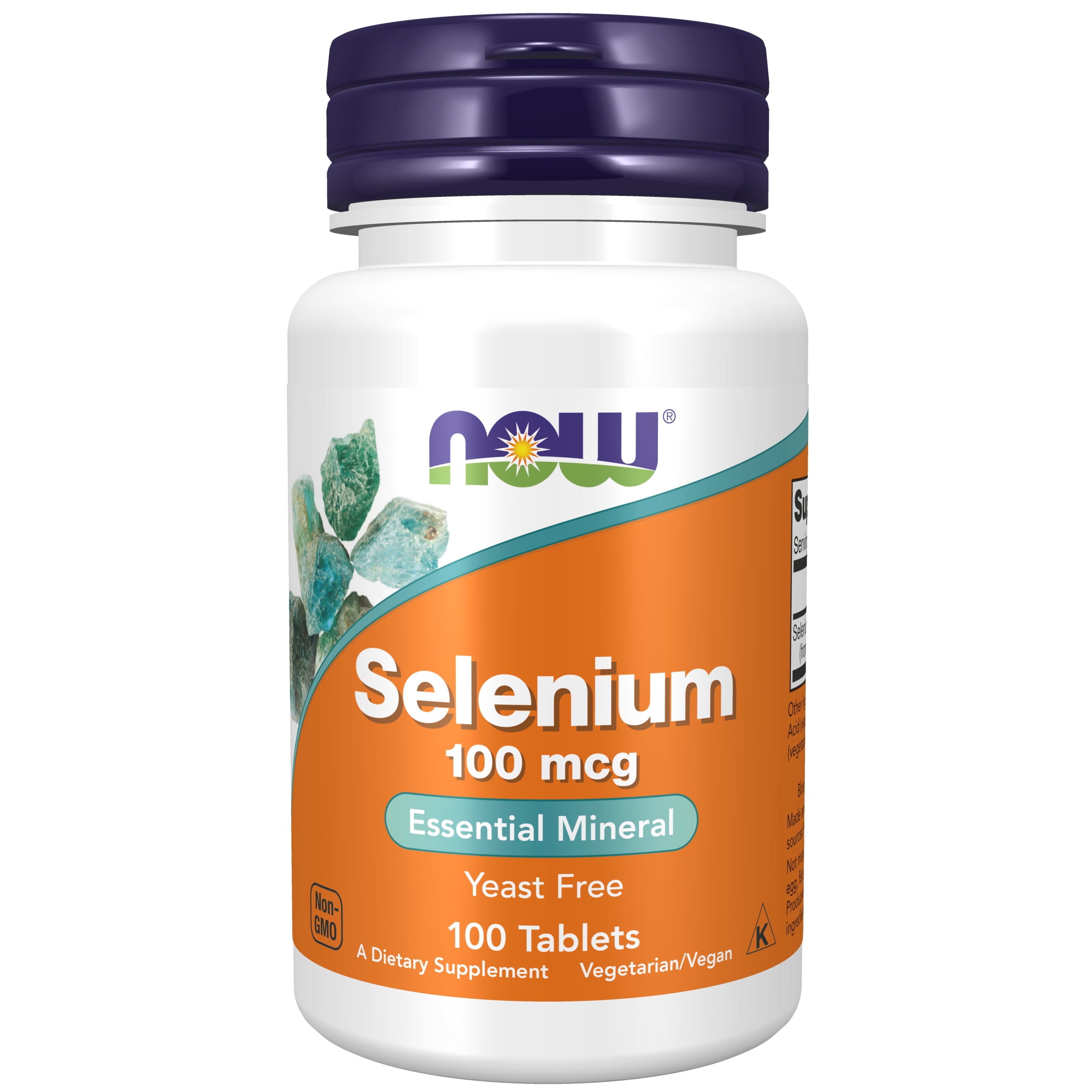 Supplements, Selenium (L-Selenomethionine) 100 Mcg, Essential Mineral*, 100 Tablets