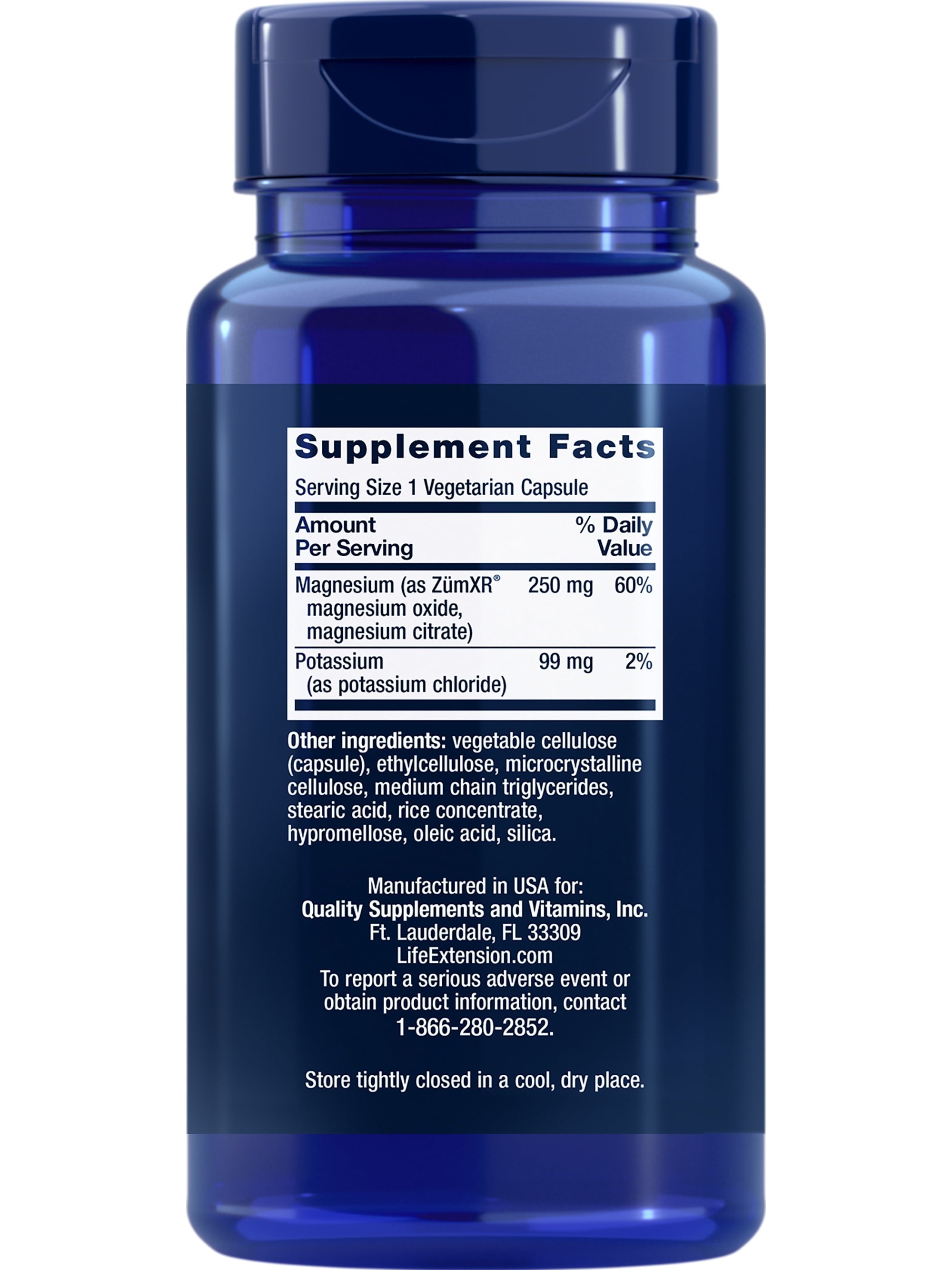 Potassium with Extend-Release Magnesium – Heart Health Supplement for Blood Pressure Support with Two Essential Minerals – Non-Gmo, Vegetarian, Gluten-Free – 60 Capsules