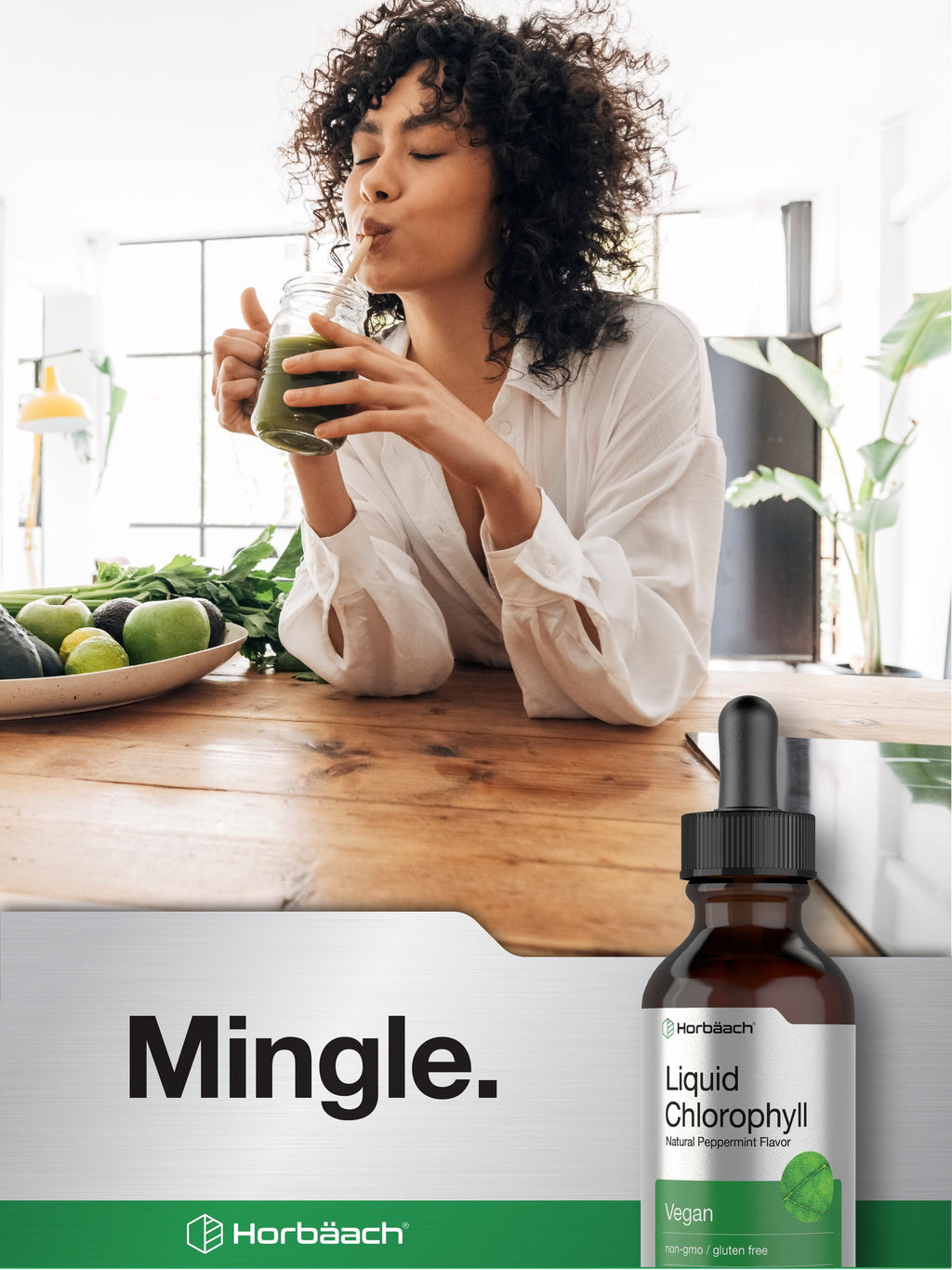Liquid Chlorophyll | 2 Oz | Natural Peppermint Flavor | by